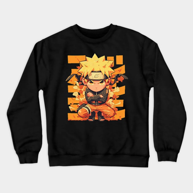 naruto Crewneck Sweatshirt by retinac 